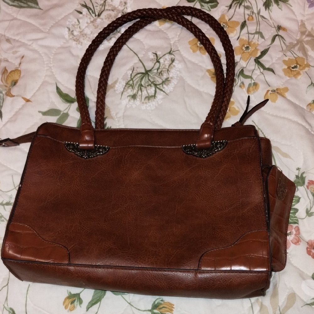 Elegant Brown Women's Handbag